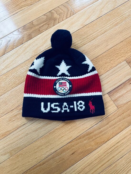 NEVER WORN 2018 Polo Ralph Lauren Team USA Olympic Collection Beanie main image 4